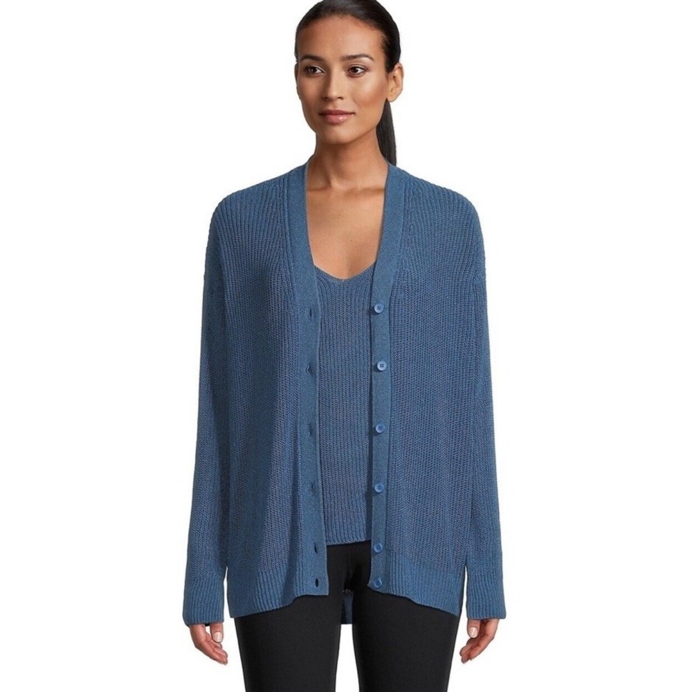 MAX MARA Leisure Tenue Knit Cardigan Size XS-S Blue